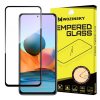 Xiaomi Redmi Note 10 / Note 10s (4G) edzett üveg 5D FEKETE TELJES KÉPERNYŐS FULL SCREEN HAJLÍTOTT tempered glass kijelzőfólia kijelzővédő védőfólia karcálló kijelzős