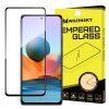 Xiaomi Redmi Note 10 Pro / Note 10 Pro Max edzett üveg fekete hajlított TELJES KÉPERNYŐS FULL SCREEN HAJLÍTOTT tempered glass kijelzőfólia kijelzővédő védőfólia karcálló kijelzős