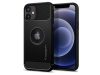 Apple iPhone 12 Mini ütésálló hátlap - Spigen Rugged Armor - fekete Apple iPhone 12 Mini ütésálló hátlap - Spigen Rugged Armor - fekete