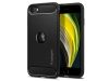 Apple iPhone SE 2020/SE 2022 ütésálló hátlap - Spigen Rugged Armor - fekete Apple iPhone SE 2020/SE 2022 ütésálló hátlap - Spigen Rugged Armor - fekete