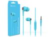 Devia sztereó felvevős fülhallgató - 3,5 mm jack - Devia Kintone In-Ear Wired Earphones - kék Devia sztereó felvevős fülhallgató - 3,5 mm jack - Devia Kintone In-Ear Wired Earphones - kék