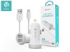 Devia 2xUSB szivargyújtó töltő adapter + USB - micro USB kábel 1 m-es vezetékkel- 15W - Devia Smart Series Dual USB Quick Charge - fehér Devia 2xUSB szivargyújtó töltő adapter + USB - micro USB kábel 1 m-es vezetékkel- 15W - Devia Smart Series Dual USB Quick Charge - fehér