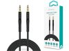 Devia 3,5 - 3,5 mm jack audio kábel 1 m-es vezetékkel - Devia Series iPure AUX Audio Cable - fekete Devia 3,5 - 3,5 mm jack audio kábel 1 m-es vezetékkel - Devia Series iPure AUX Audio Cable - fekete
