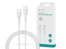   Devia USB Type-C - USB Type-C adat- és töltőkábel 1 m-es vezetékkel - Devia     Kintone Series Type-C To Type-C Cable - 60W - fehér