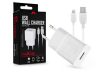 Maxlife USB hálózati töltő adapter + USB - Lightning kábel 1 m-es vezetékkel - 5W - Maxlife MXTC-01 USB Wall Charger - fehér Maxlife USB hálózati töltő adapter + USB - Lightning kábel 1 m-es vezetékkel - 5W - Maxlife MXTC-01 USB Wall Charger - fehér