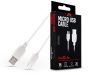 Maxlife USB - micro USB adat- és töltőkábel 1 m-es vezetékkel - Maxlife Micro USB Cable - 5V/2A - fehér Maxlife USB - micro USB adat- és töltőkábel 1 m-es vezetékkel - Maxlife Micro USB Cable - 5V/2A - fehér