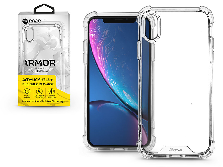 Apple iPhone XR szilikon hátlap - Roar Armor Gel - transparent Apple iPhone XR szilikon hátlap - Roar Armor Gel - transparent