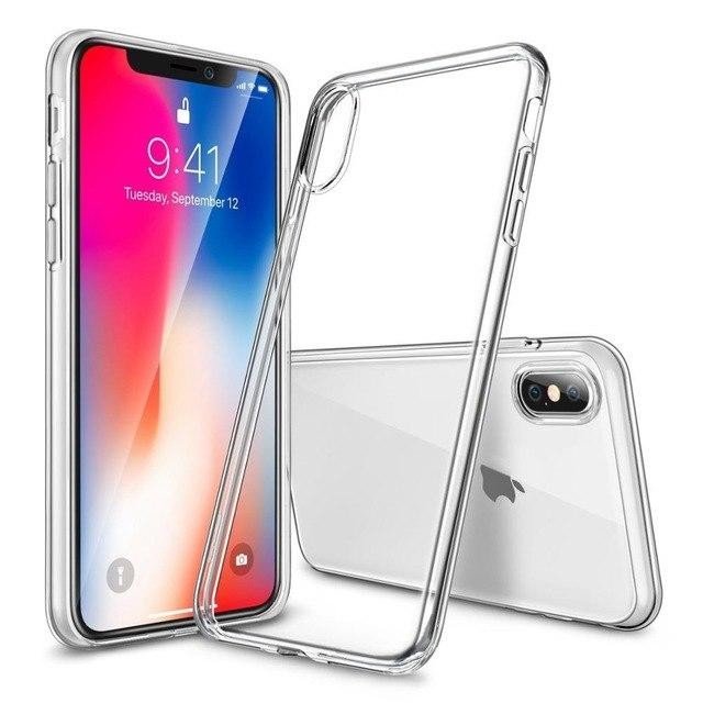 iPhone XS MAX (6,5") átlátszó szilikontok vékony fényes telefontok tok tartó Apple iPhone XS MAX (6,5") átlátszó szilikontok vékony fényes telefontok tok tartó Apple