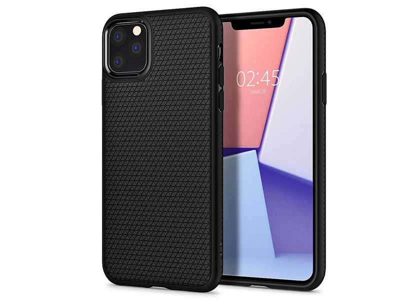 Apple iPhone 11 ütésálló hátlap - Spigen Liquid Air - fekete Apple iPhone 11 ütésálló hátlap - Spigen Liquid Air - fekete